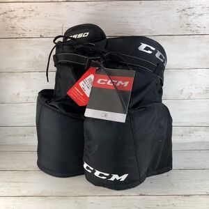NWT CCM Tacks 9550 Youth Hockey Pants Black Protective Ice Hockey Gear Size L
